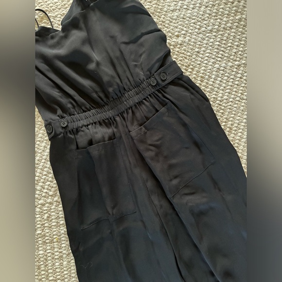 Theory silk black jumpsuit - Picture 3 of 6